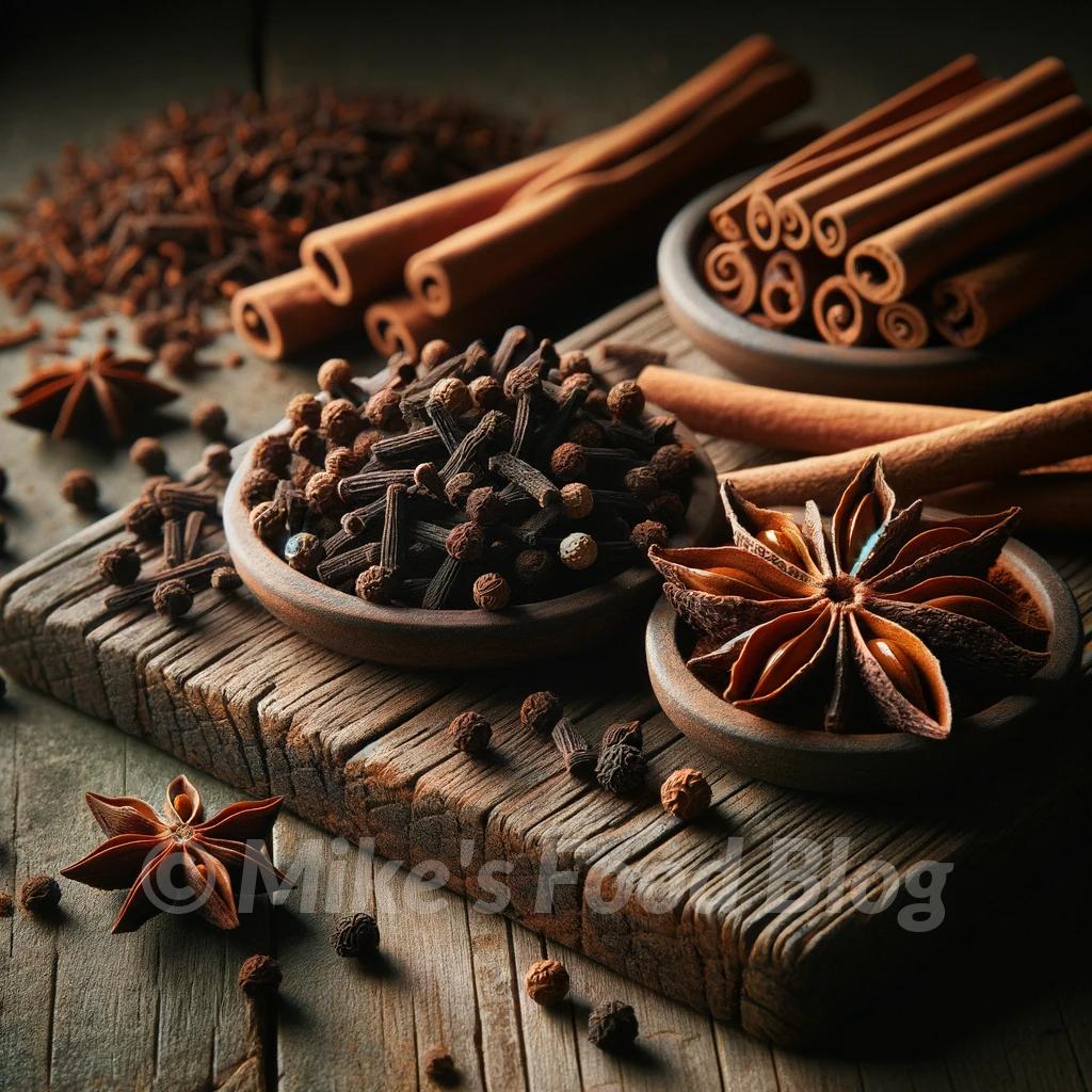 Cloves Cinnamon Sticks Star Anise