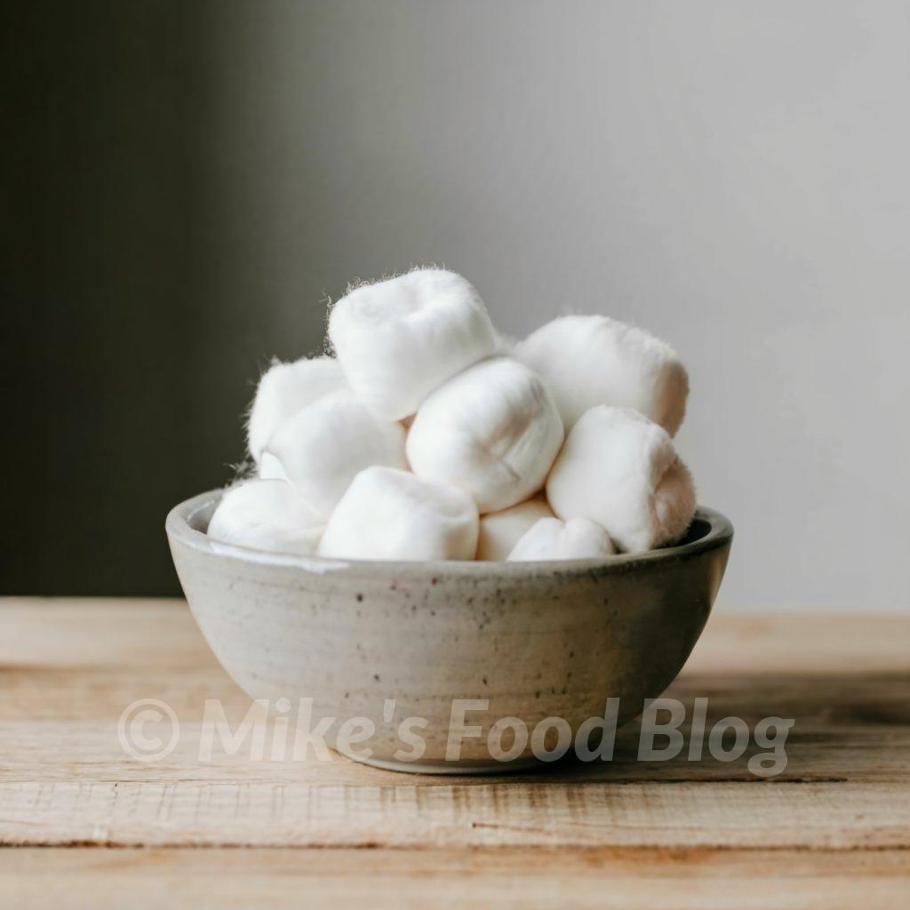 Cotton Balls In A Bowl