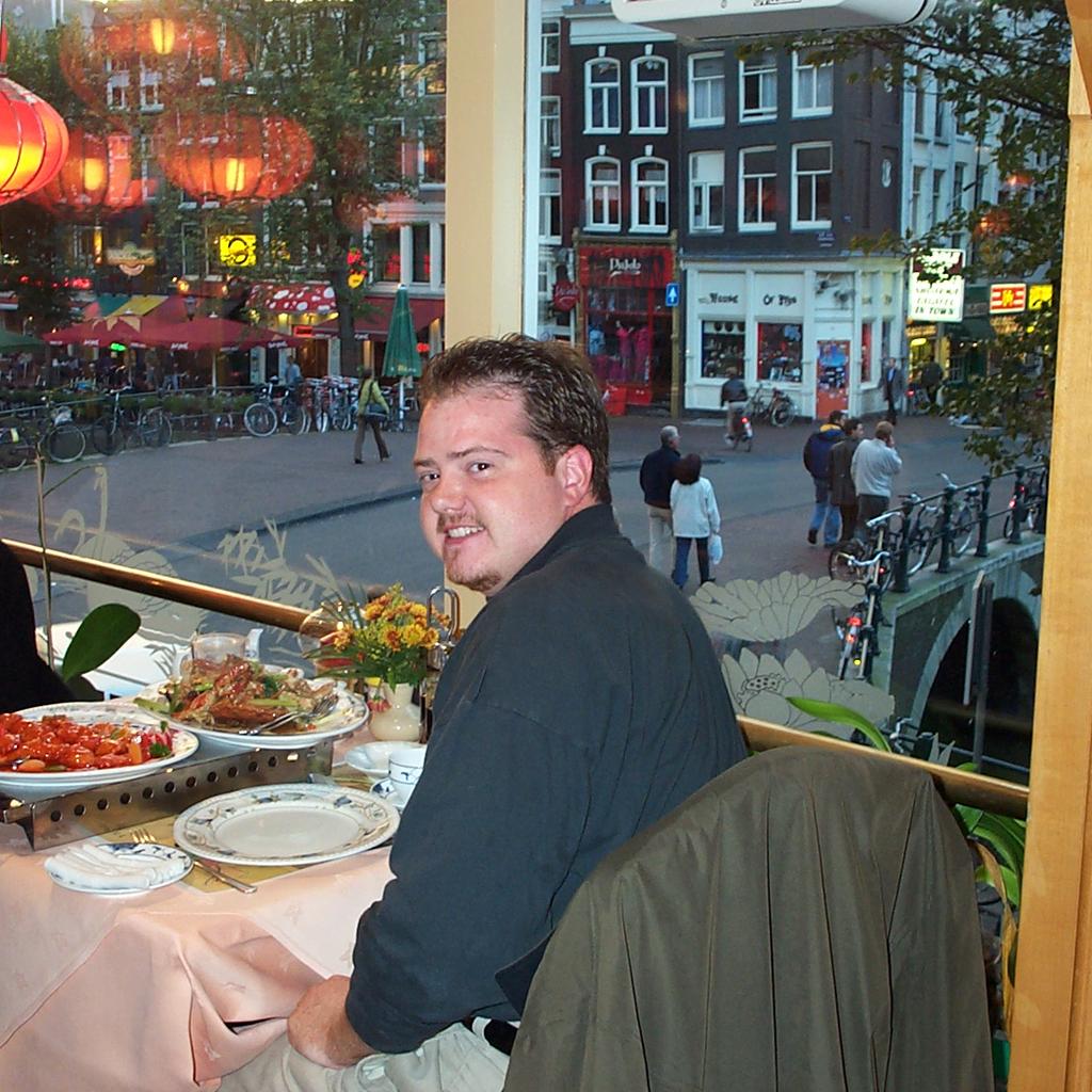 mike at a chinese restaurant in amsterdam 2001.jpg