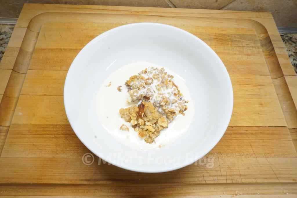 apple crisp serving