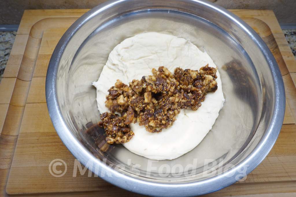 mix ingredients inot dough