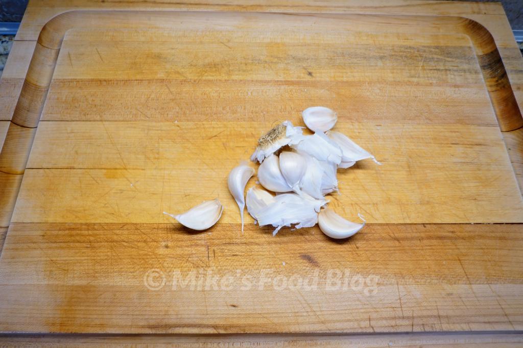 Smash Garlic Head Into Cloves