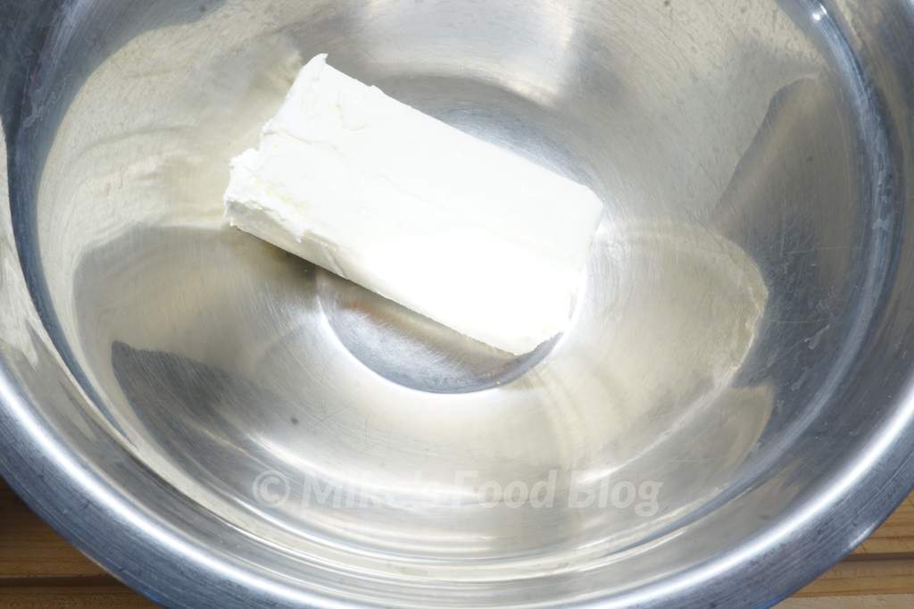 add cream cheese to mixing bowl