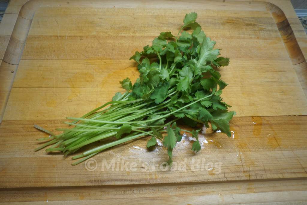 prepare cilantro